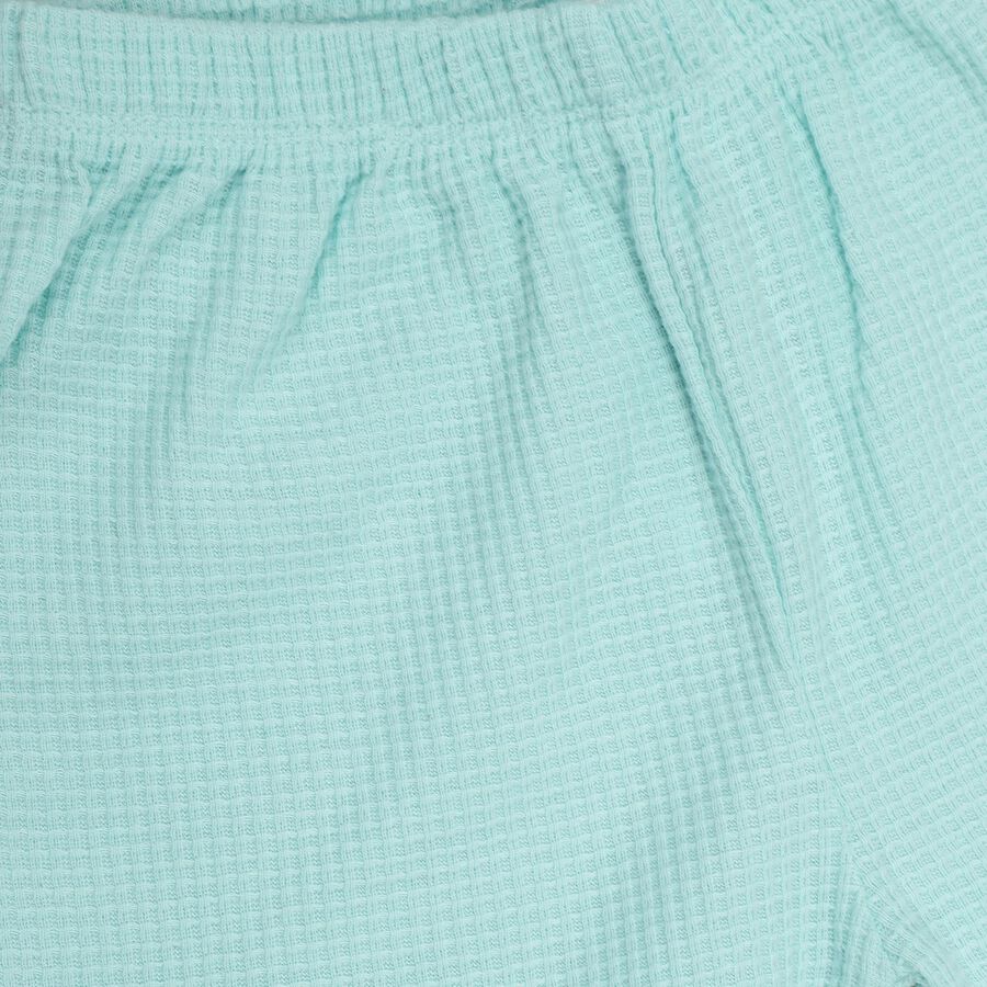 Infants' 100% Cotton Short Set , एक्वा, large image number null