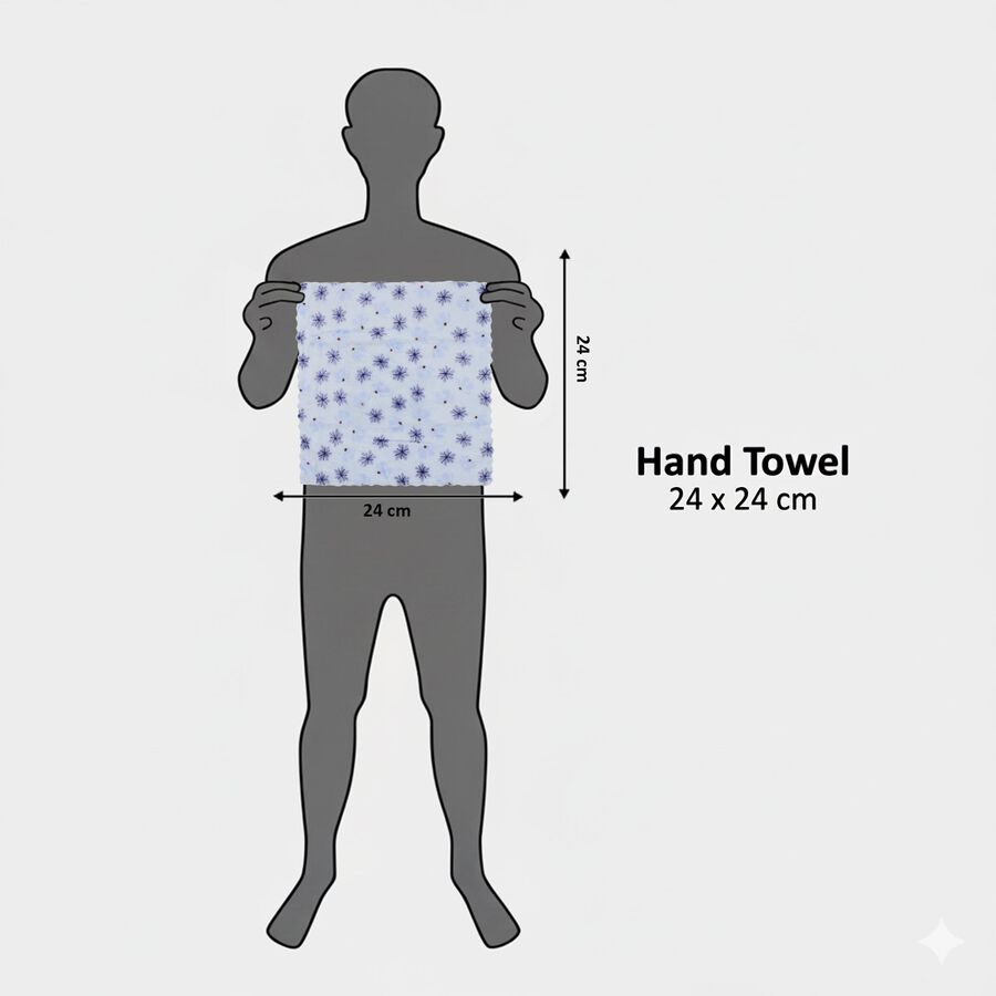 Women's Multicolour Floral Pack of 3 Handkerchief, चुनिंदा, large