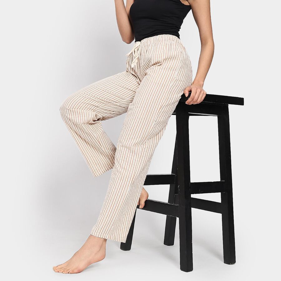 Ladies' 100% Cotton Pyjama , ऑफ व्हाइट, large image number null