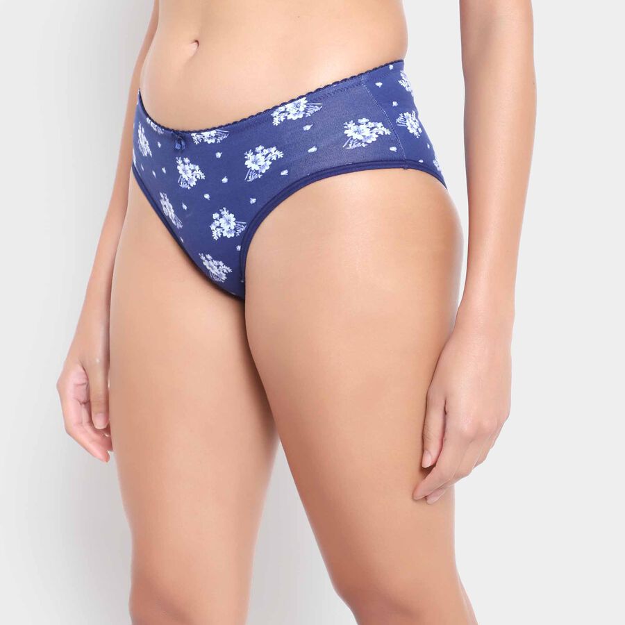 Printed Panty, Royal Blue, large image number null