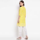 Cotton Straight Kurta, Yellow, small image number null