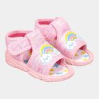 Boys Printed Velcro Casual Sandals, Pink, small image number null