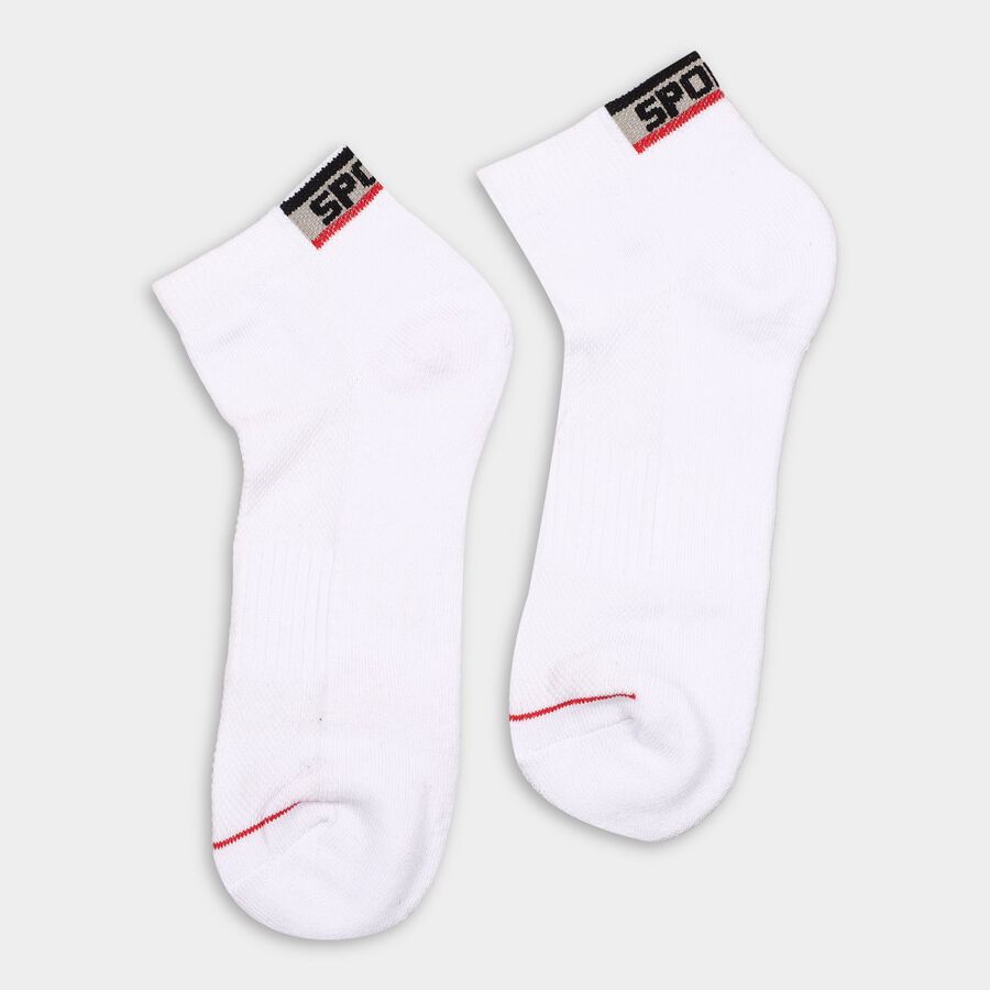 Men's Socks (Pack of 2), Melange Light Grey, large