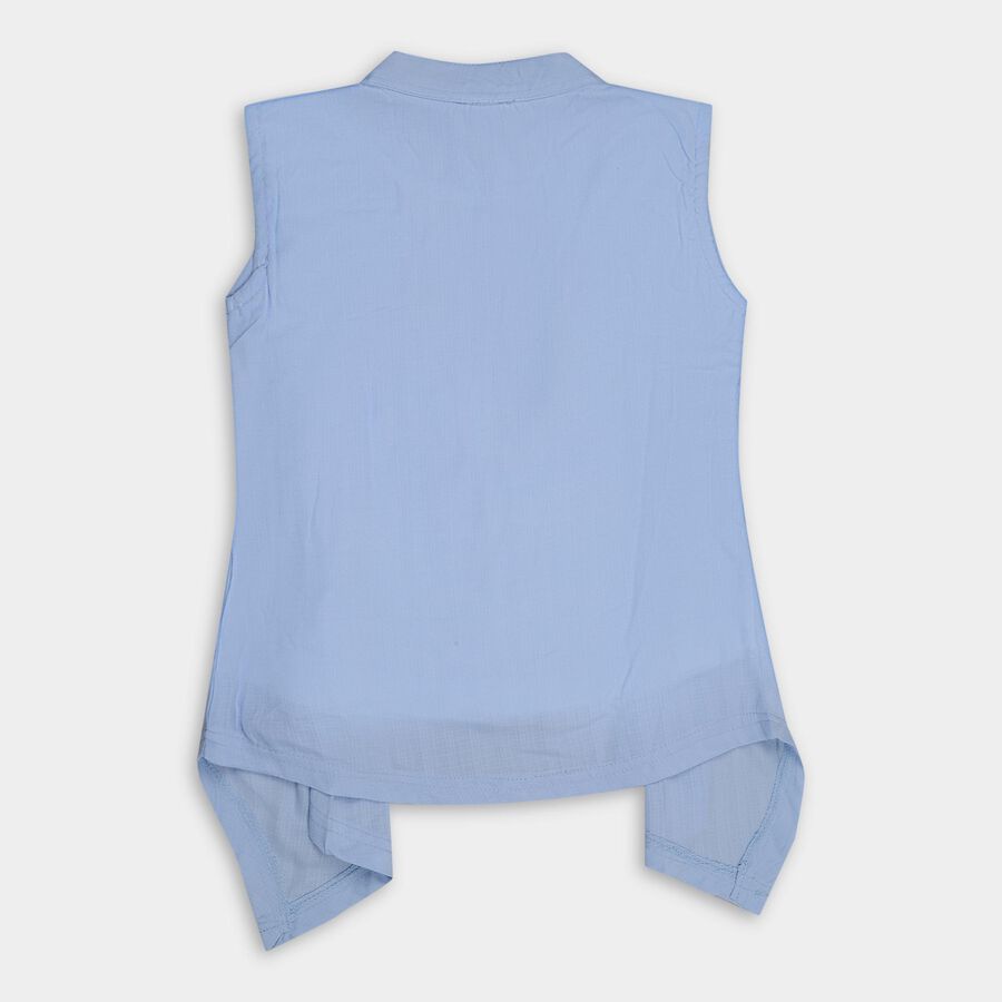 Girls' T-Shirt , Light Blue, large
