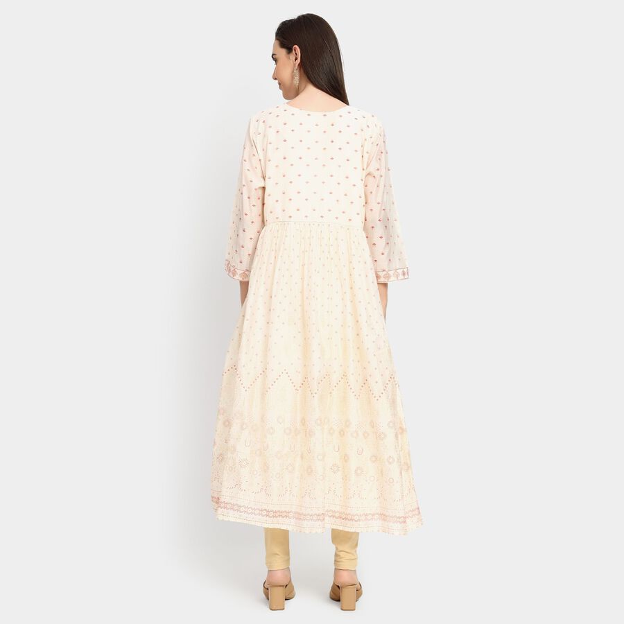 Ladies' Kurta, Off White, large image number null