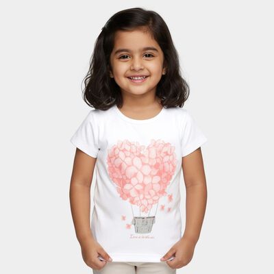 Girls' 100% Cotton T-Shirt