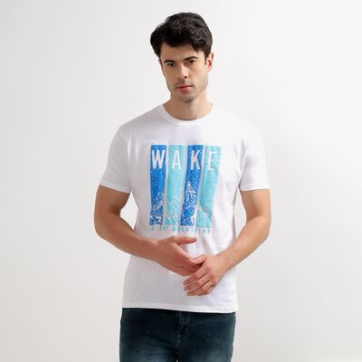 Men's 100% Cotton Round Neck Half Sleeves T-Shirt