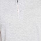 सॉलिड पोलो शर्ट, Melange Mid Grey, small image number null