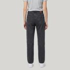 Women's Grey Straight Fit Washed Jeans, Light Grey, small
