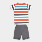 Boys Cotton Baba Suit, White, small image number null