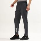 Men's Charcoal Grey Regular Fit Sporty Track Pants, गहरा ग्रे, small image number null
