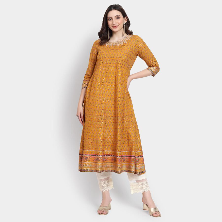 Ladies' Kurta , पीला, large image number null