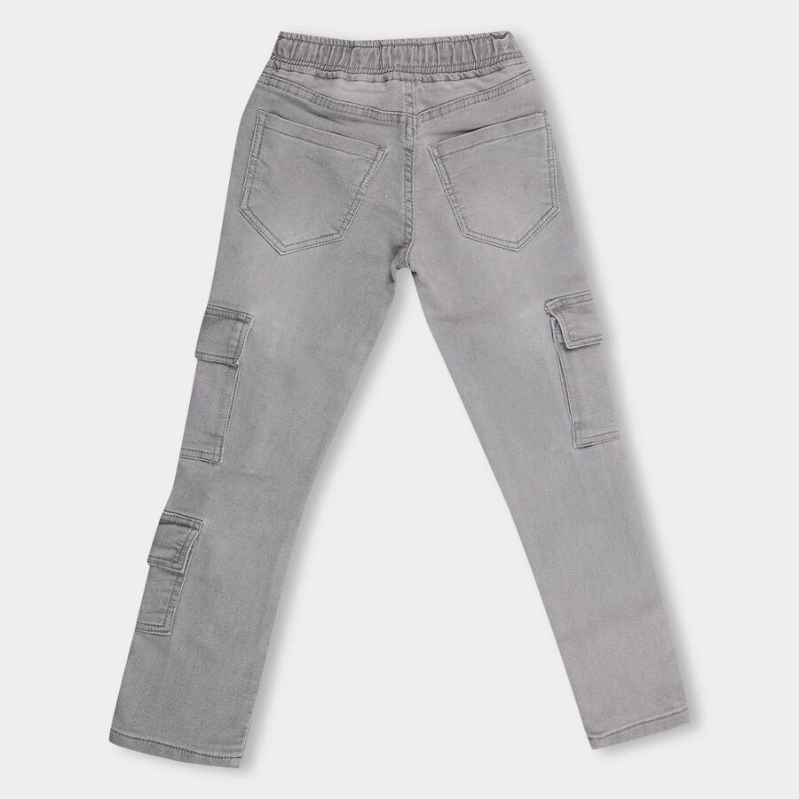Boys' Jeans, हल्का ग्रे, large image number null