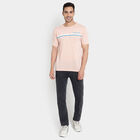 Round Neck T-Shirt, Peach, small image number null