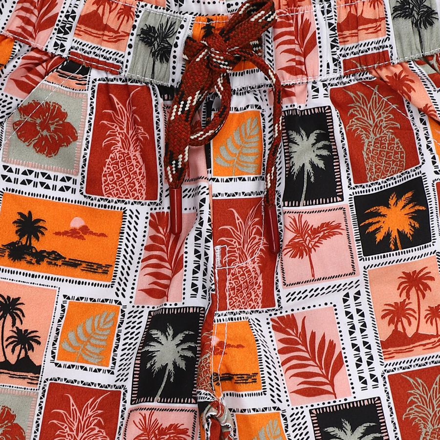 Boys' Bermuda, भूरा, large