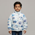 Infants Light Blue High Neck Casual Jacket, हल्का नीला, small image number null
