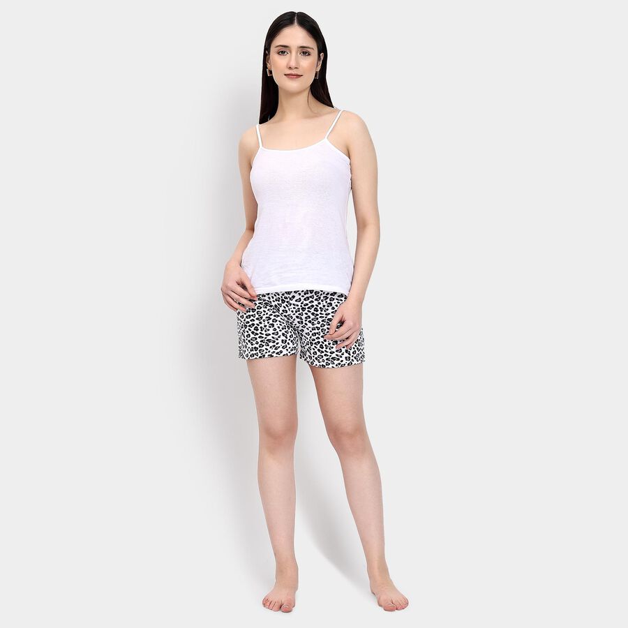 Ladies' Shorts , White, large