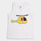 Infants' Vest , Melange Light Grey, small