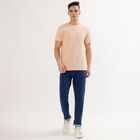 Men's Deep Blue Slim Fit Classic Jeans, Mid Blue, small image number null