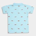 Boys' 100% Cotton Half Sleeves T-Shirt , Light Blue, small image number null