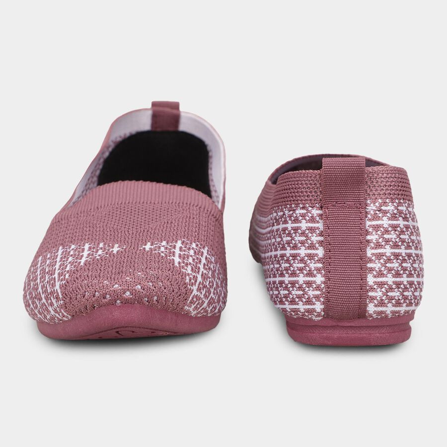 Women's Dusty Rose Pink Slip-On Casual Shoes, गुलाबी, large