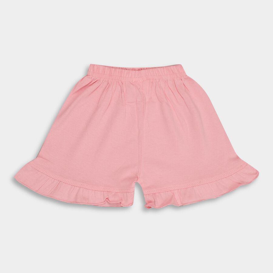 Infants' 100% Cotton Half Pant, गुलाबी, large