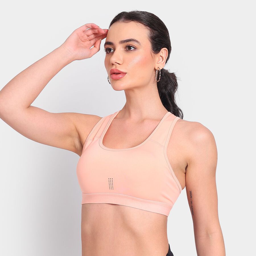 Ladies' Sports Bra, Peach, large image number null