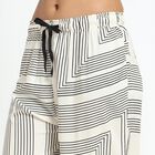 Ladies' Off-White Geometric Printed Full-Length Pyjama, ऑफ व्हाइट, small image number null