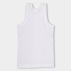 Boys' 100% Cotton Vest (Pack of 2), सफ़ेद, small image number null