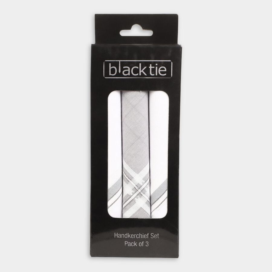 Men's Hanky, Dark Grey, large image number null