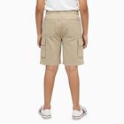 Boys' Cotton Regular Fit Bermuda Shorts, गहरा पीला, small