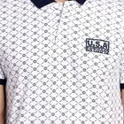 Men's 100% Cotton Collared Half Sleeves T-Shirt, White, small image number null