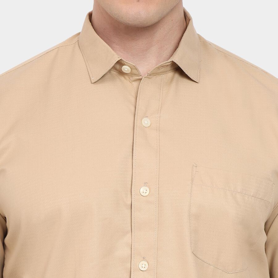 Men's Casual Shirt, गहरा पीला, large