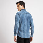 Cotton Checks Casual Shirt, Mid Blue, small image number null