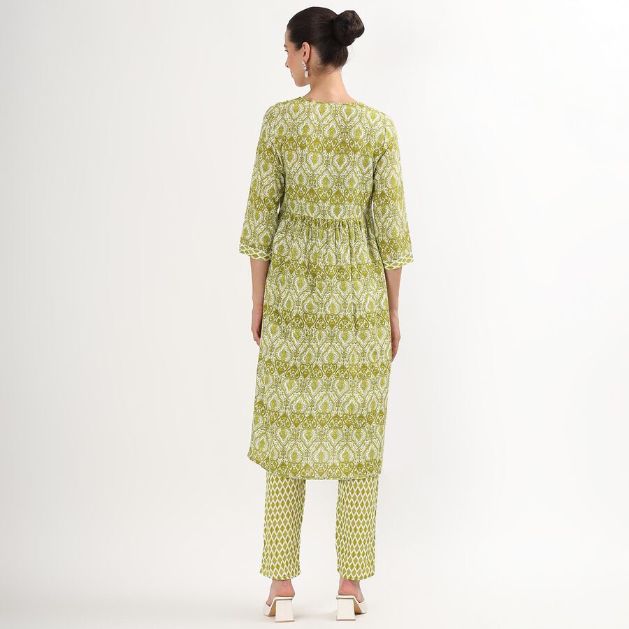 Ladies' Ethnic Set , Light Green, large image number null