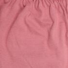 Girls' Dusty Rose Pink Regular Fit Round Neck Frock, Light Pink, small image number null
