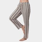 Women's Brown Relaxed Fit Star Printed Pyjama, Brown, small