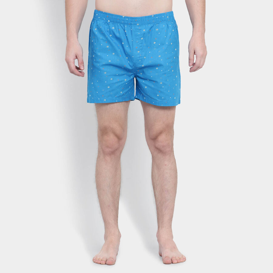 Cotton Boxers, Dark Blue, large image number null