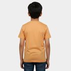 Boys' Half Sleeves T-Shirt, पीच, small