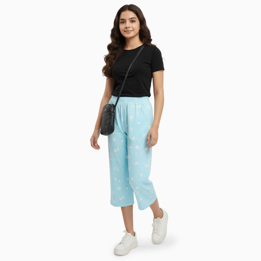 Girls' Capri, Aqua, large image number null