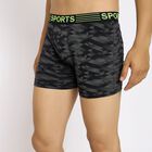 Men's 100% Cotton Trunks, काला, small