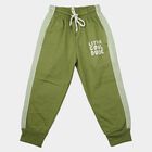 Boys Olive Green Jogger Slogan Print Pyjama, ओलिव, small