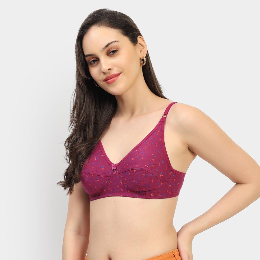 Ladies' Bra , वाइन, large image number null