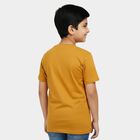 Boys' Half Sleeves T-Shirt, पीला, small