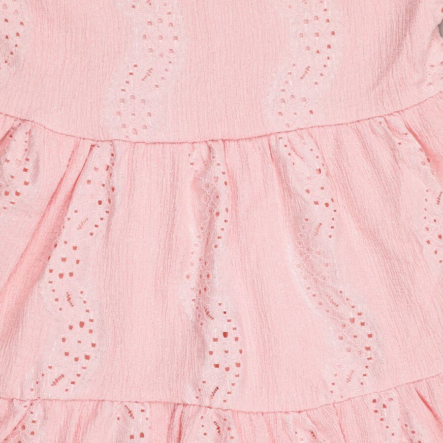 Girl's Frock, गुलाबी, large image number null