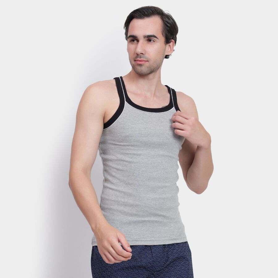 Men's Gym T-Shirt, Melange Light Grey, large