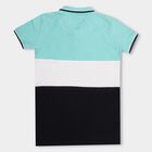 Boys' 100% Cotton Half Sleeves T-Shirt , एक्वा, small image number null