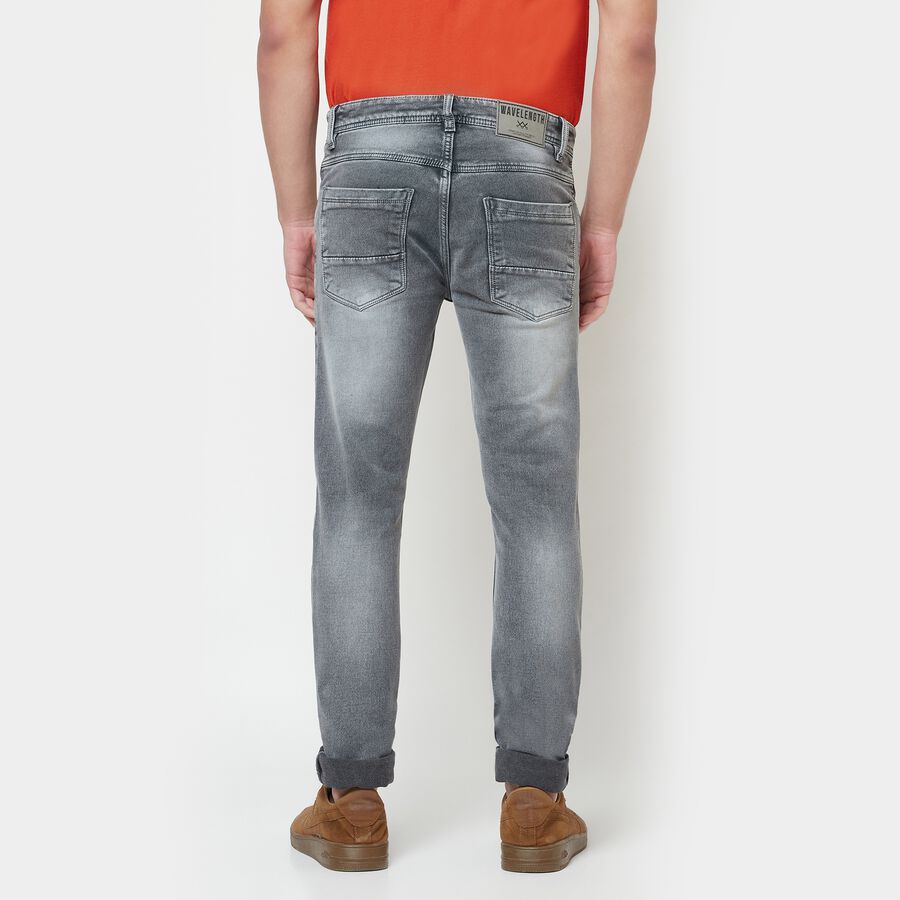 5 Pocket Skinny Fit Jeans, Light Grey, large image number null