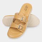 Women Beige Buckle Strap Casual Sandals, Beige, small image number null