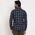 Checks Casual Shirt, गहरा ग्रे, small image number null